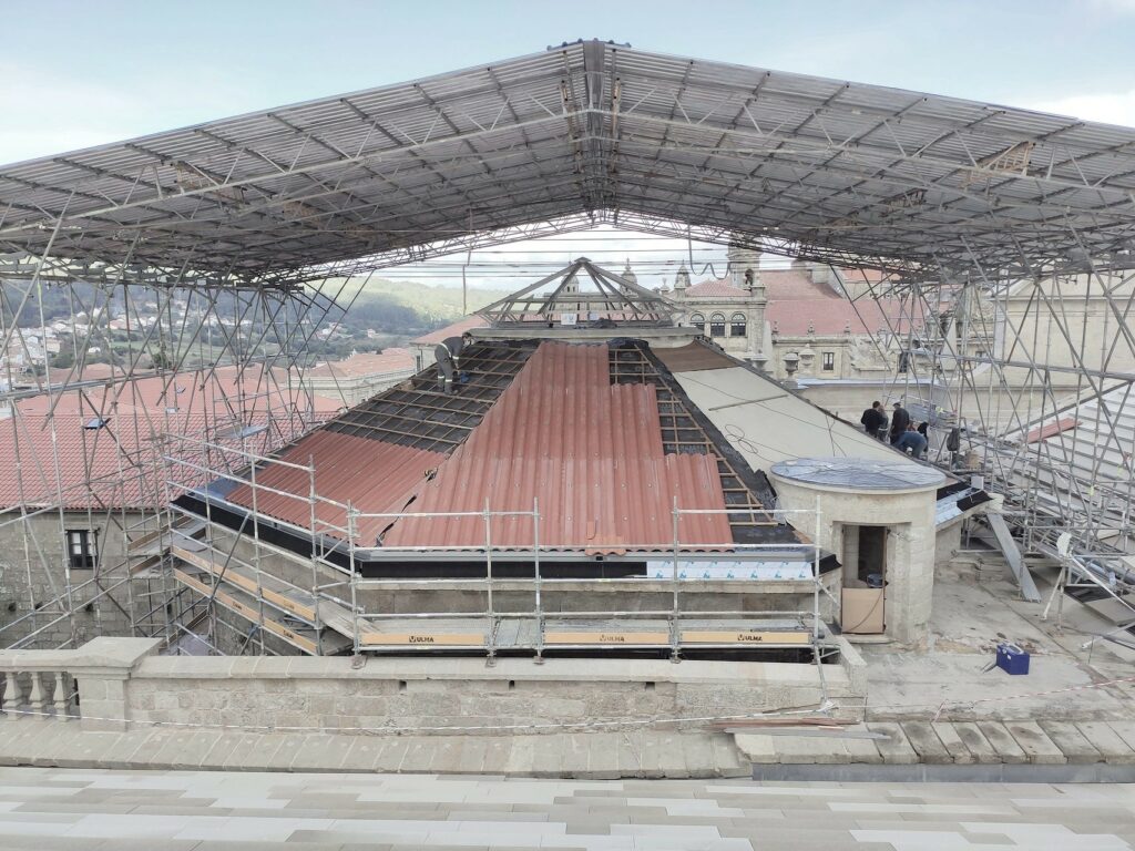 Arrokabe Arquitectos RESTAURACIÓN DE LA CUBIERTA DE LA CAPILLA DE LA COMUNIÓN 11