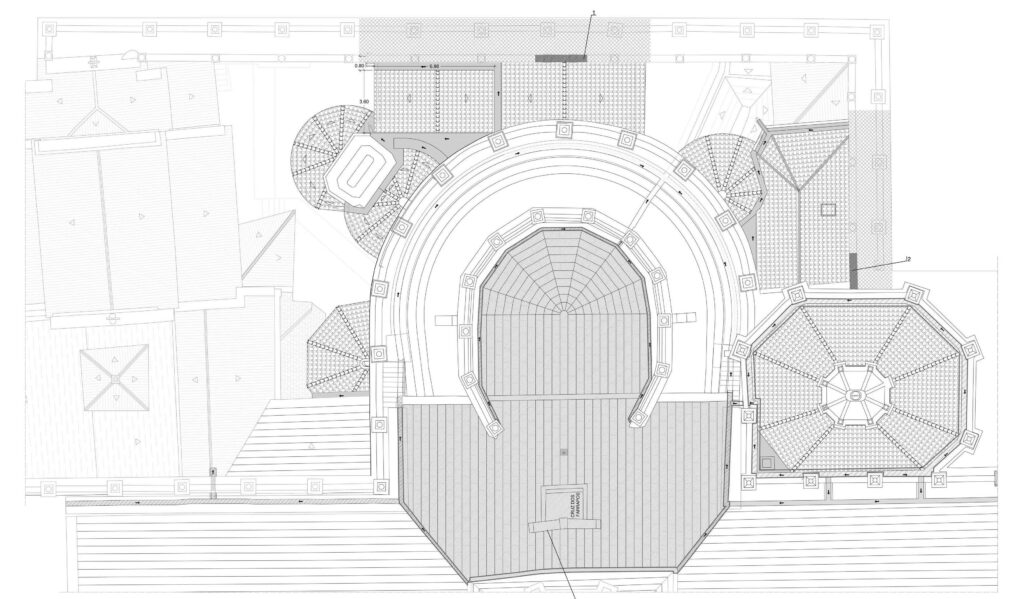 Arrokabe Arquitectos RESTAURACIÓN DE LAS CUBIERTAS DE LA CABECERA 11 Arrokabe Arquitectos RESTAURACIÓN DE LAS CUBIERTAS DE LA CABECERA 11